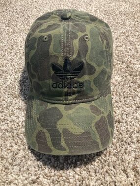 adidas Green & Brown Camo Cap